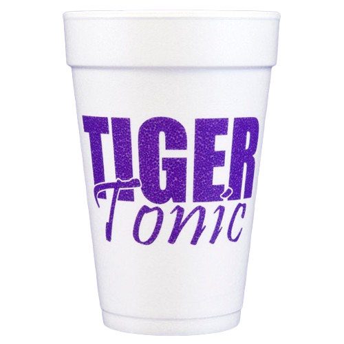 Tiger Tonic Styro Cups