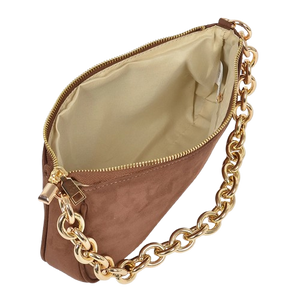 Olive Micro Suede Bag