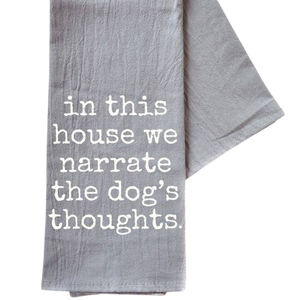 Narrate Dog's Thoughts Hand Towel