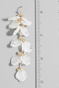 Petals Dangle Resin Earrings