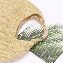 Gold Structured Straw Hobo Bag