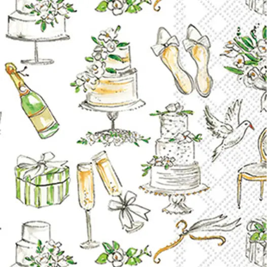 Wedding Cakes Guest Towels
