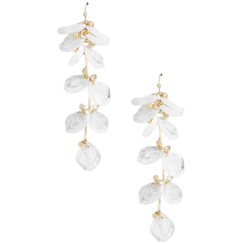 Petals Dangle Resin Earrings