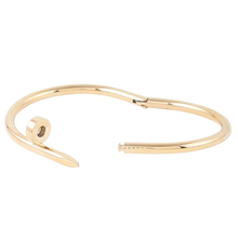 Gold Curved Nail Bracelet