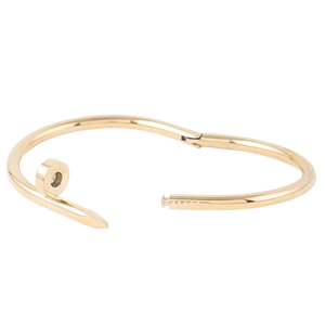Gold Curved Nail Bracelet