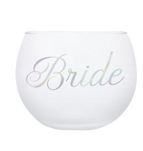 Bride Wine/Roly Poly Glass