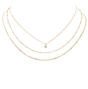 Delicate Triple Layer Necklace