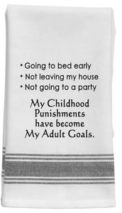 Going to Bed Early Towel
