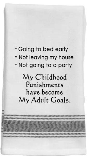 Going to Bed Early Towel