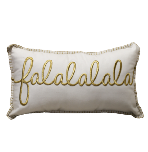 Gold FaLaLa Pillow