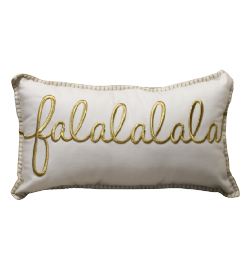 Gold FaLaLa Pillow