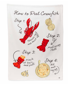How To Peel Crawfish Towel