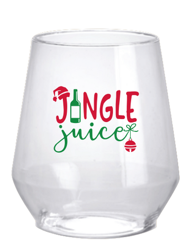 Jingle Juice Stemless Wine