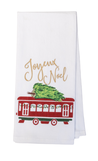 Streetcar Joyeux Noel Towel