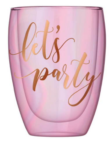Let's Party Stemless Wine Glass