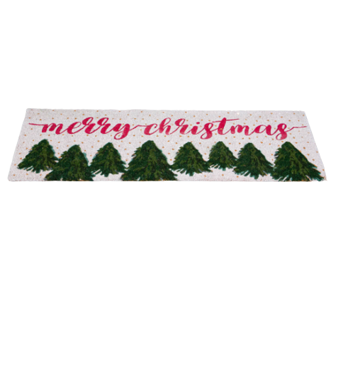 Merry Christmas Wide Doormat