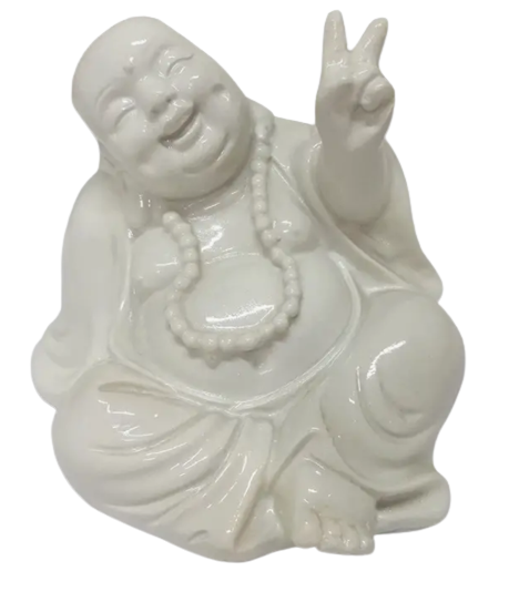 Peace Buddha - White