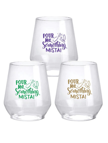 Set of 3 Pour Me Stemless