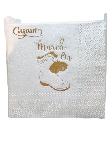 Marching Boot Cocktail Napkin