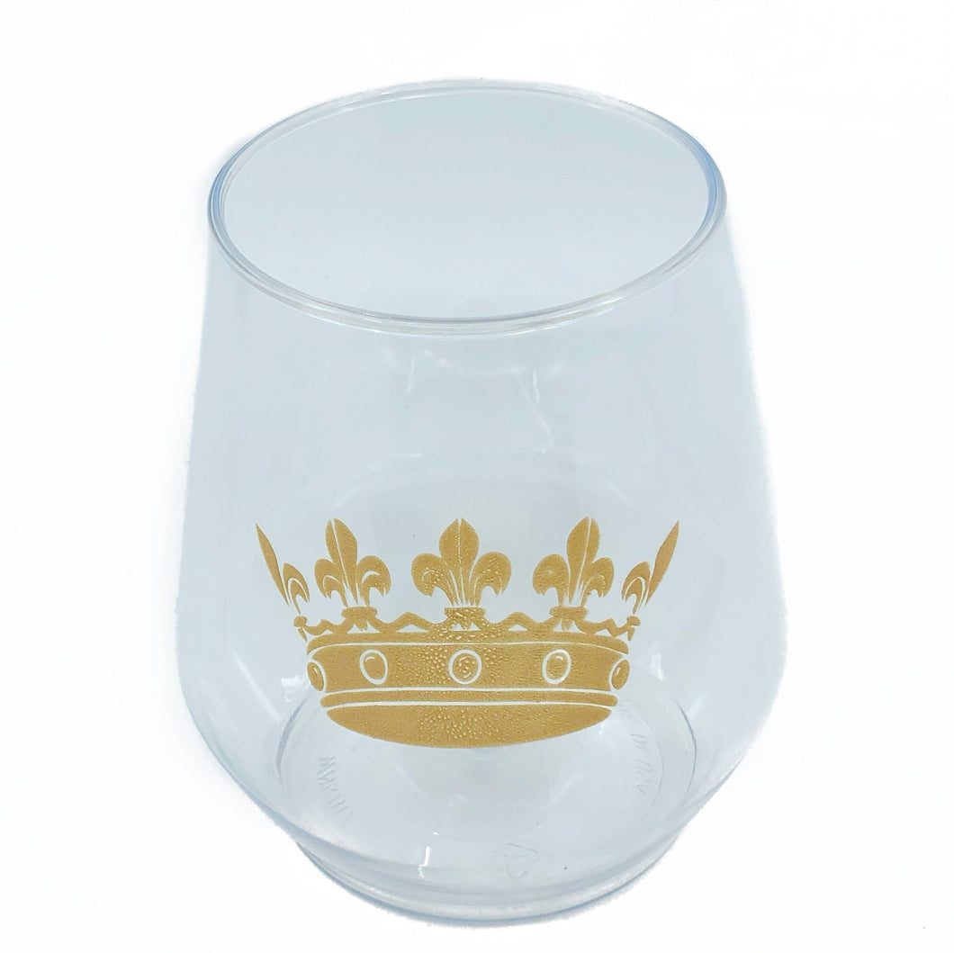 Crown Stemless Wine - MSP Miss Smarty Pants
