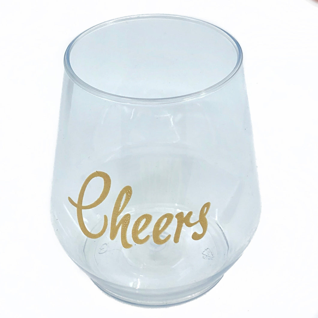 Cheers Stemless Wine - MSP Miss Smarty Pants